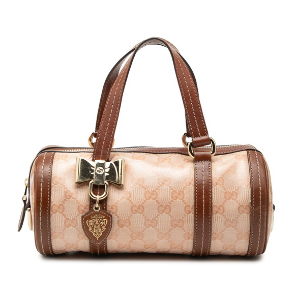 Gucci Handbags - Pre-Loved Gucci Small GG Crystal Duchessa Boston Bag